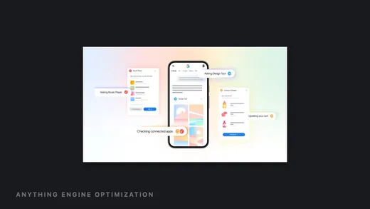 Google's illustration of AI Mode connected apps
