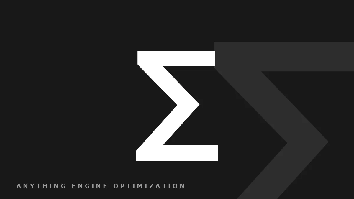 A pale summation glyph on a deep ink field