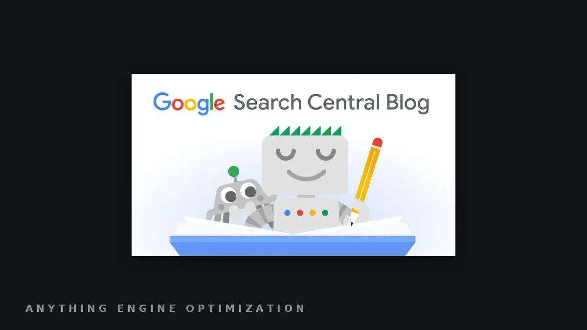 Google Search Central Blog social share card