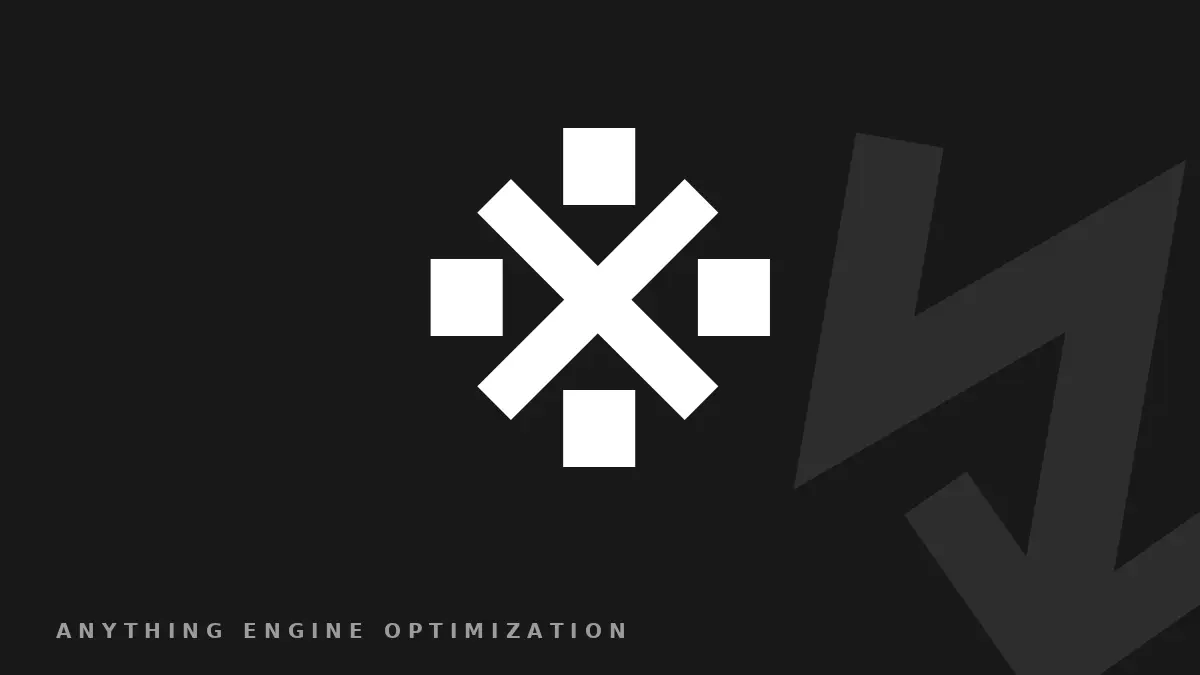 A single abstract glyph on a deep colour field